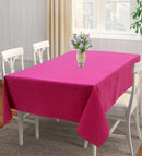 Cotton Solid Rose 8 Seater Table Cloths Pack Of 1