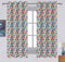 Cotton Singer Dot 9ft Long Door Curtains Pack Of 2
