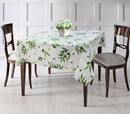 Cotton Olive Leaf 6 Seater Table Cloths Pack Of 1