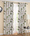 Cotton Olive Leaf 7ft Door Curtains Pack Of 2