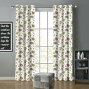 Cotton Olive Leaf 5ft Window Curtains Pack Of 2
