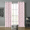 Cotton Red Heart 5ft Window Curtains Pack Of 2