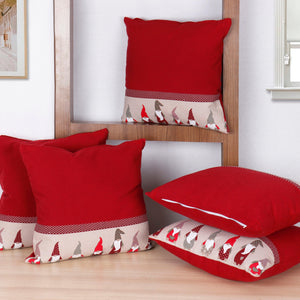 Cotton Gnomo Border Cushion Covers Pack Of 5 - Airwill