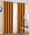 Cotton Dobby Stripe 7ft Door Curtains Pack Of 2