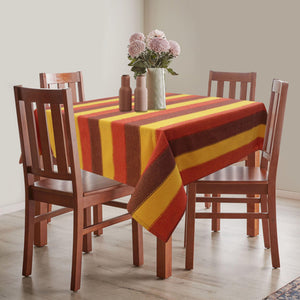 Cotton Dobby Stripe 4 Seater Table Cloths Pack of 1 freeshipping - Airwill