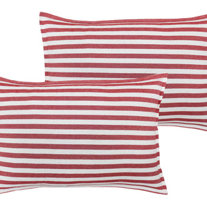 Cotton Candy Stripe Pillow Covers Pack Of 2 freeshipping - Airwill