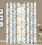 Cotton Elan Flower Long 9ft Door Curtains Pack Of 2