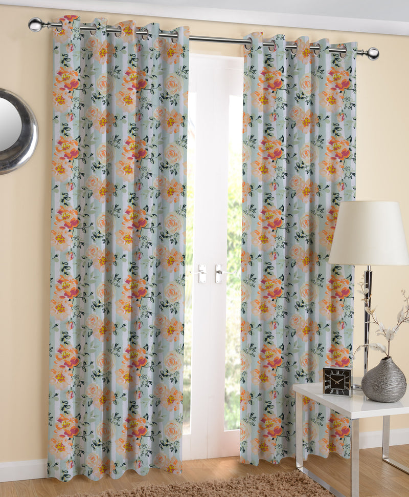 Cotton Stella 7ft Door Curtains Pack Of 2