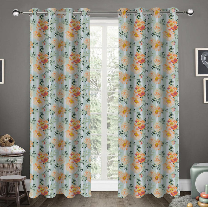 Cotton Stella Long 9ft Door Curtains Pack Of 2
