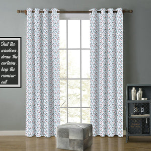 Cotton Kathambari Leaf 7ft Door Curtains Pack Of 2 freeshipping - Airwill