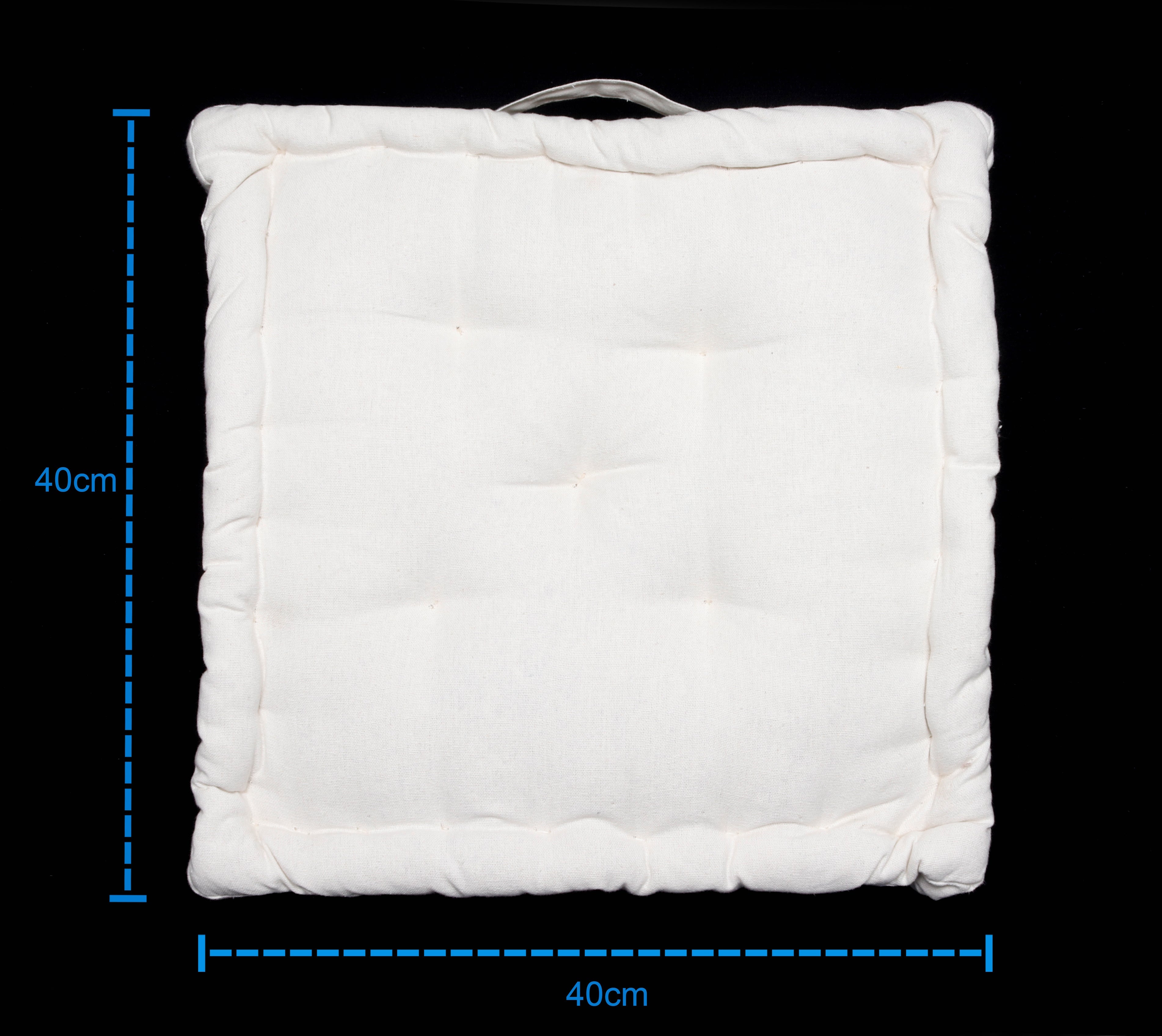 Buy Cotton White Box Cushions Online Chair Pads Seat Cushions