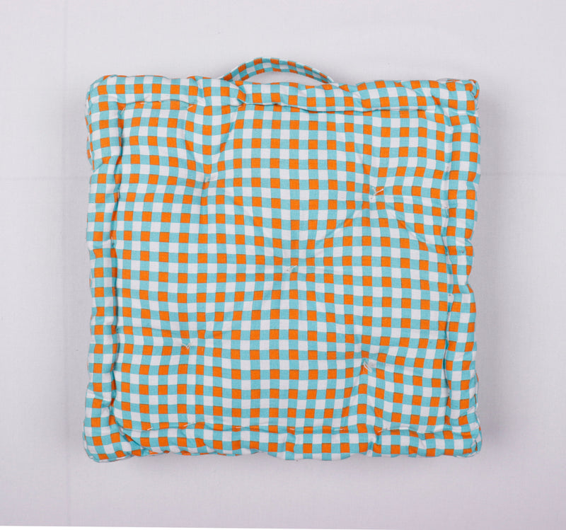Cotton Box Cushions / Chair Pad / Seat Cushions  - Pack Of 1