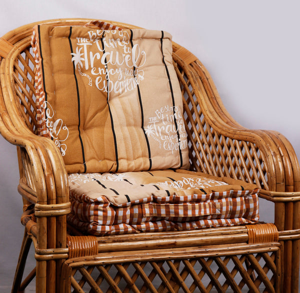 Cotton Box Cushions / Chair Pad / Seat Cushions  - Pack Of 1