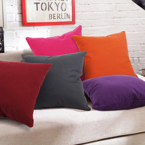 Cotton Solid Theme Designer Cushion Covers Pack of 5 freeshipping - Airwill