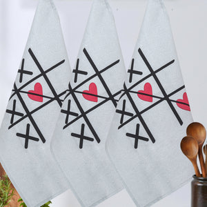 Cotton Printed Kitchen Towels Pack Of 3