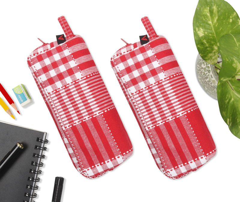 Cotton Pencil Pouches - Pack of 2 pcs