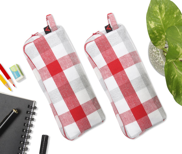 Cotton Pencil Pouches - Pack of 2 pcs