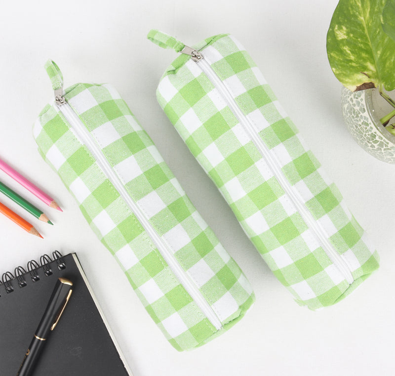 Cotton Pencil Pouches - Pack of 2 pcs