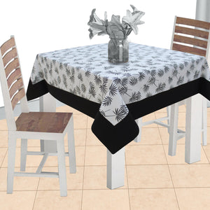 Cotton Neem Leaf with Border 2 Seater Table Cloths Pack of 1 freeshipping - Airwill