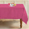 Cotton Pink Polka Dot Table Cloths Pack Of 1 - (2 to 8 Seaters)