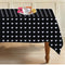 Cotton Black Heart  Table Cloths Pack Of 1 - (2 to 8 Seaters)