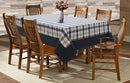 Cotton Lanfranki Grey with  Attached Border Table Cloths Pack of 1 - (2 to 8 Seaters)