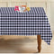 Cotton Gingham Check Black Table Cloths Pack Of 1 - (2 to 8 Seaters)