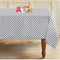 Cotton White Polka Dot Table Cloths Pack Of 1 - (2 to 8 Seaters)