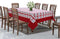 Cotton Lanfranki Red with Attached Border Table Cloths Pack of 1 - (2 to 8 Seaters)