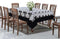 Cotton Black & White Damask with Attached Border Table Cloths Pack of 1 - (2 to 8 Seaters)