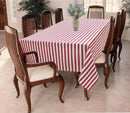 Cotton Candy Stripe Table Cloths Pack of 1 - (2 to 8 Seaters)