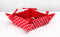 Cotton Christmas Polka Pattern Dining & Kitchen Bread Basket Pack Of 1
