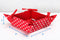 Cotton Christmas Polka Pattern Dining & Kitchen Bread Basket Pack Of 1