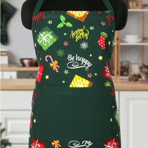 Cotton Xmas Gift box Free Size Apron