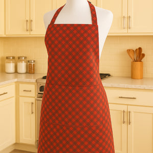 Cotton Buffalo Cross Free Size Apron