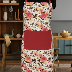 Cotton Isabella with Solid Pocket Free Size Apron