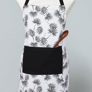 Cotton Neem Leaf with Solid Pocket Free Size Apron