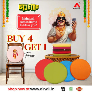 Buy 4 Cotton Chairpads Get 1 Chairpad Free