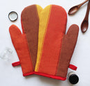 Cotton Dobby Stripe Oven Gloves Pack of 2 freeshipping - Airwill