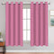 Cotton Gingham Check Rose 5ft Window Curtains Pack Of 2 freeshipping - Airwill
