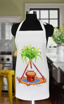 Cotton Pongal Printed Free Size Apron Pack Of 1 freeshipping - Airwill