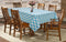 Cotton Classic Diamond Sea Blue 6 Seater Table Cloths Pack Of 1 freeshipping - Airwill
