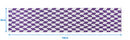 Cotton Classic Diamond Purple 152cm Length Table Runner Pack Of 1 freeshipping - Airwill