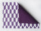 Cotton Classic Diamond Purple Table Placemats Pack Of 4 freeshipping - Airwill