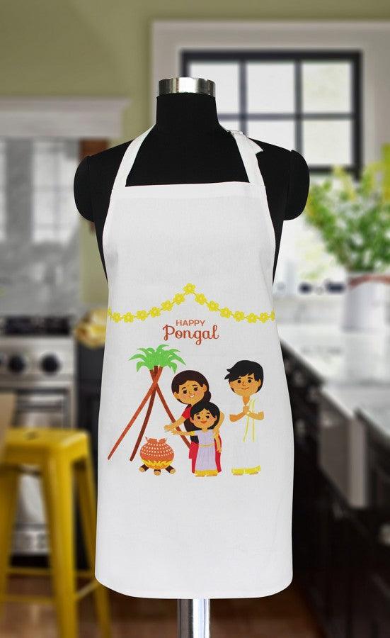 Cotton Family Pongal Free Size Apron Pack Of 1 freeshipping - Airwill