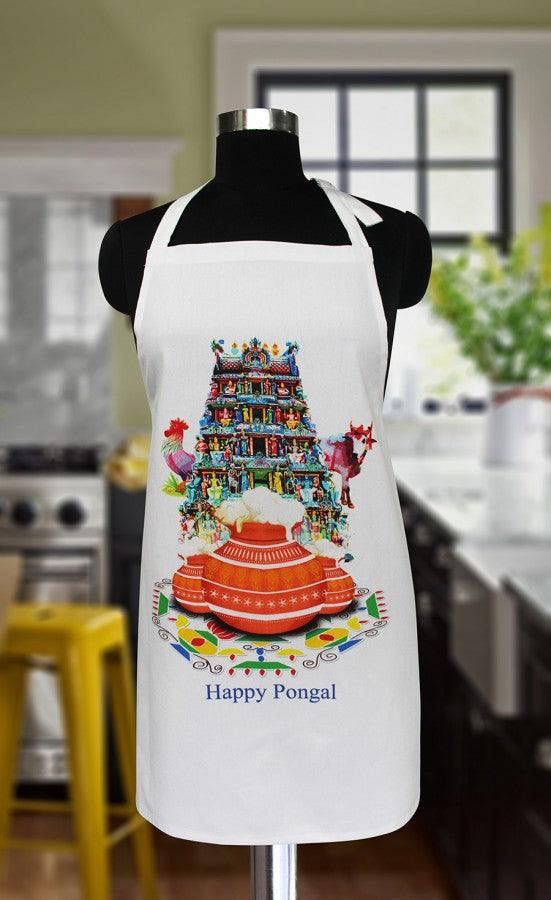 Cotton Traditional Pongal Free Size Apron Pack Of 1 freeshipping - Airwill