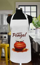 Cotton Pongal Design Free Size Apron Pack Of 1 freeshipping - Airwill