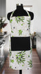 Cotton Anjoe Olive Leaf With Solid Pocket Free Size Apron Pack Of 1 freeshipping - Airwill