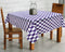 Cotton Classic Diamond Purple 2 Seater Table Cloths Pack Of 1 freeshipping - Airwill