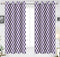 Cotton Classic Diamond Purple 5ft Window Curtains Pack Of 2 freeshipping - Airwill